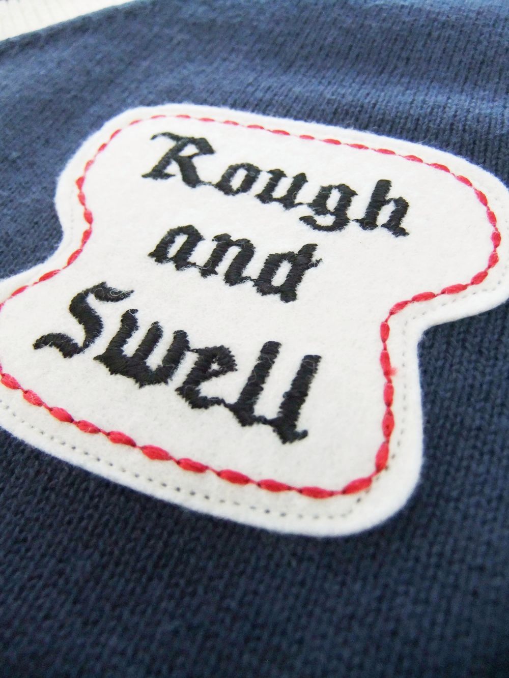 rough & swell - 【LADIES】 NOTTINGHAM V- NECK W. ロゴ入り