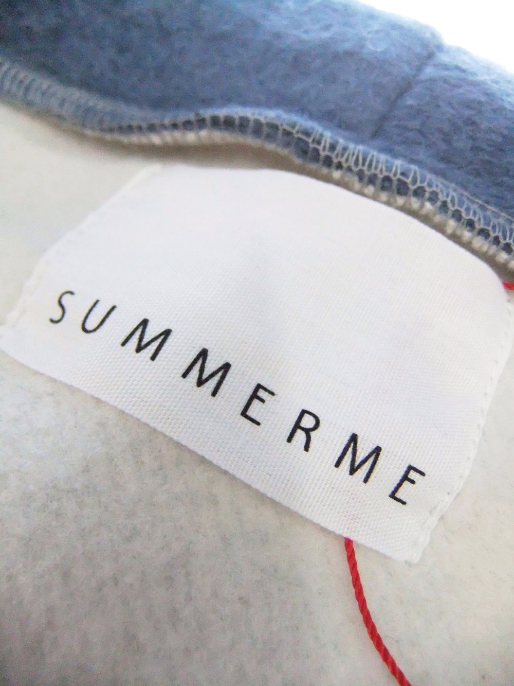 【SUMMERME】 裏毛 裏起毛 ワッペン付き ZIP UP パーカー SM14-916