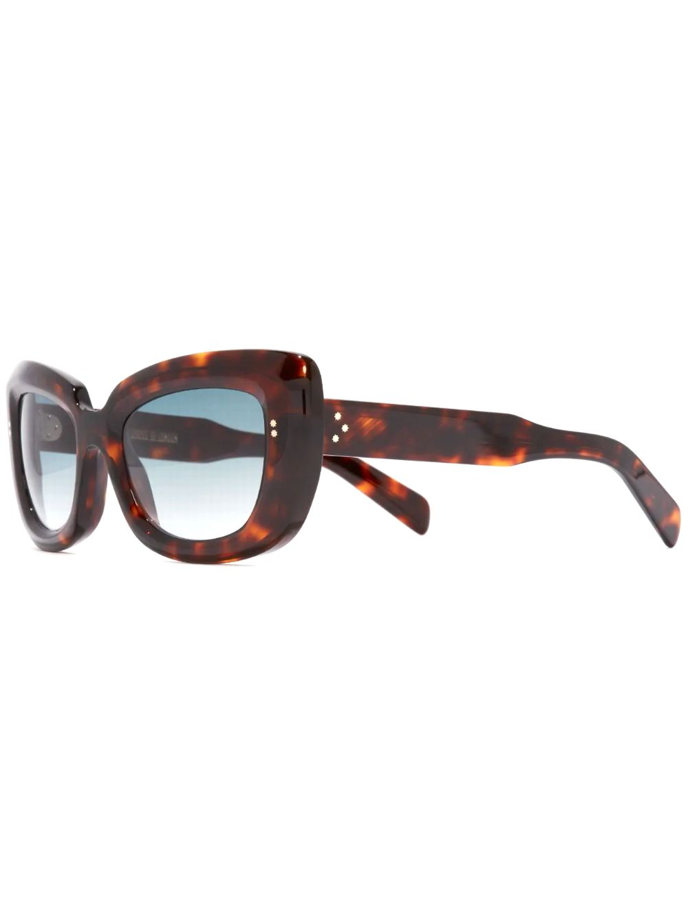 CUTLER AND GROSS    9797 CAT-EYE SUNGLASSES-DARK TURTLE