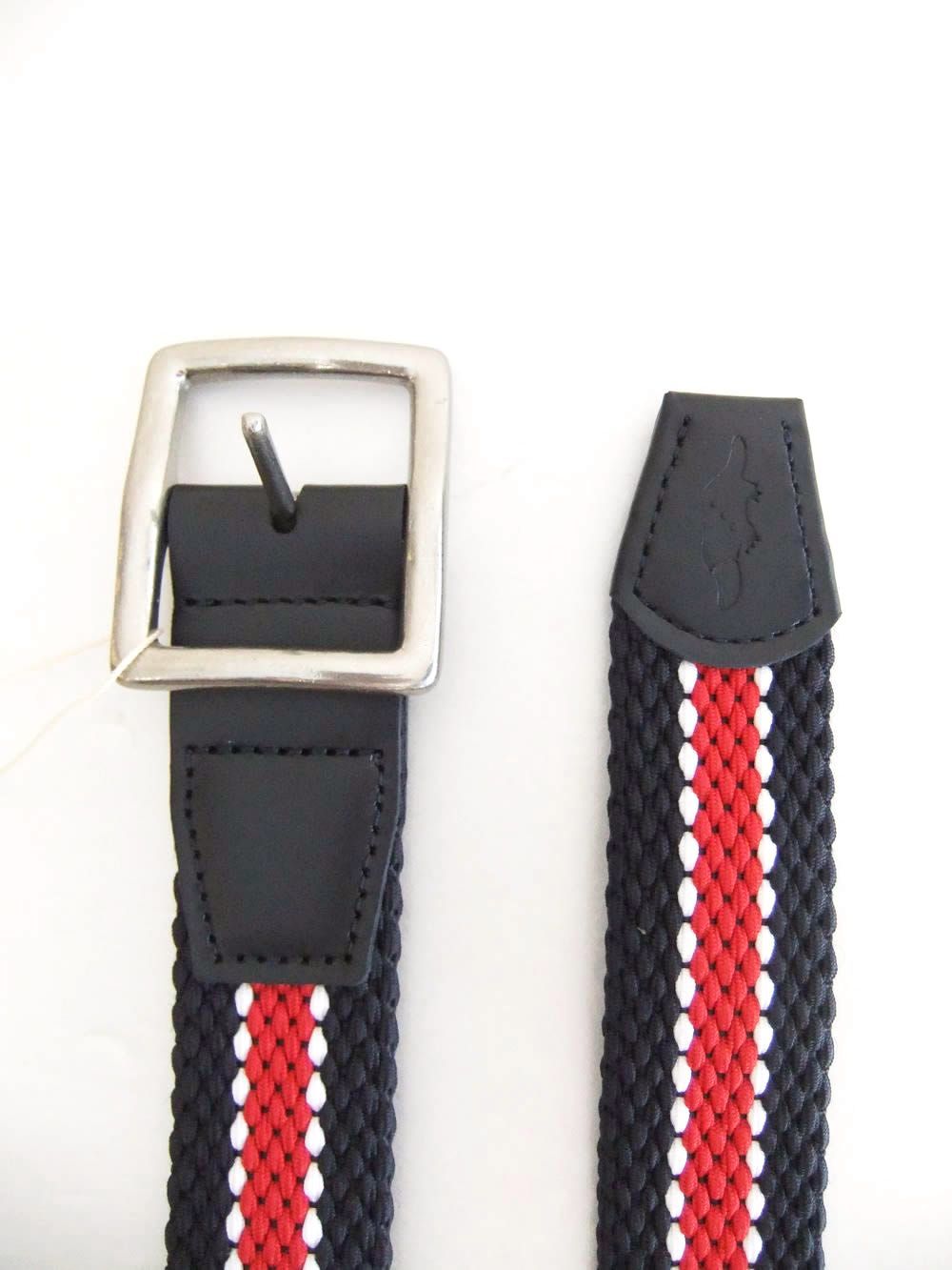 TRICOLOR MESH BELT    メッシュベルト  (ネイビー)   RSA-25013