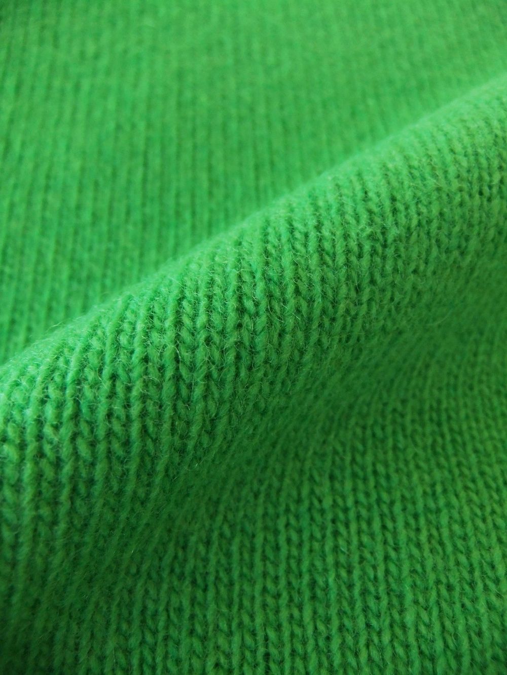 LAMBSWOOL JUMPER  (グリーン) ラムウール クルーネックセーター