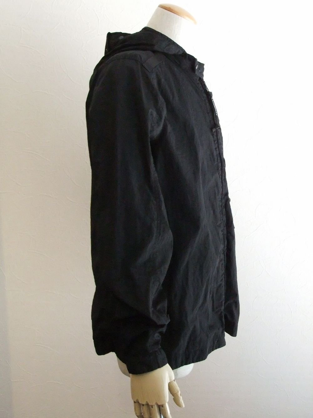 M.T.T.N GOGGLE OVERSHIRT   ナイロン ジップアップ ブルゾン  ( ブラック )  09CMOS071A005709G