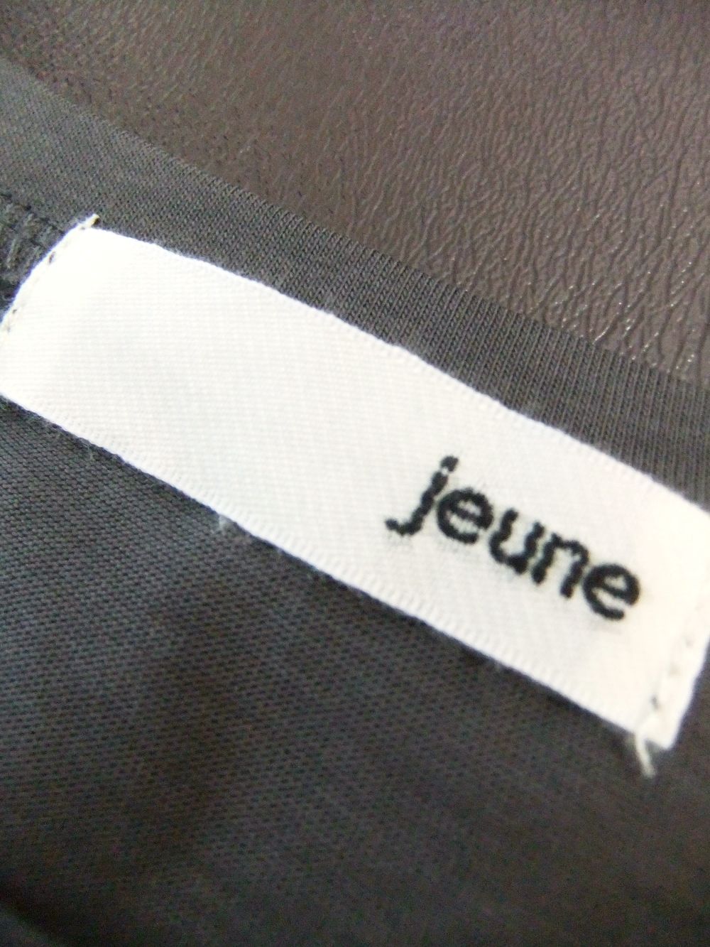 【jeune】 レタード プリント コットン Tシャツ  J145800M