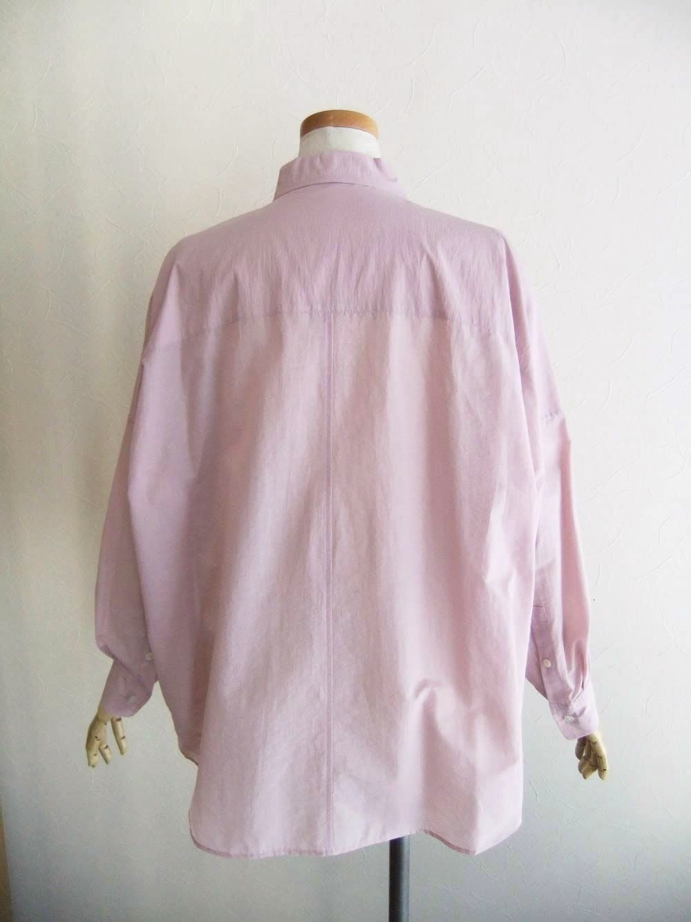 コットン ナイロン シアー シャツ   615927