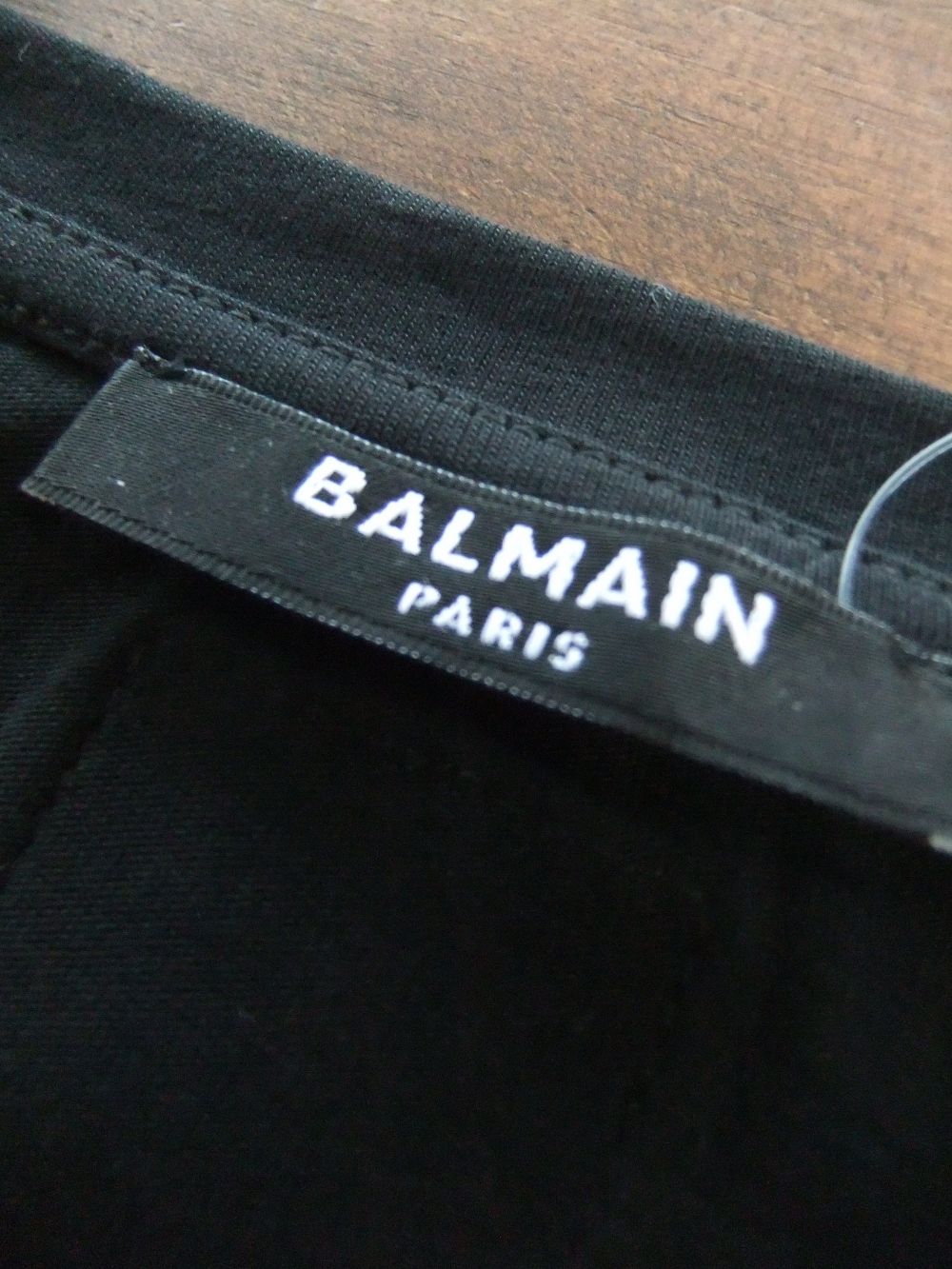 コットン オーバーサイズ Tシャツ  Balmain ロゴプリント  EHO15BB15