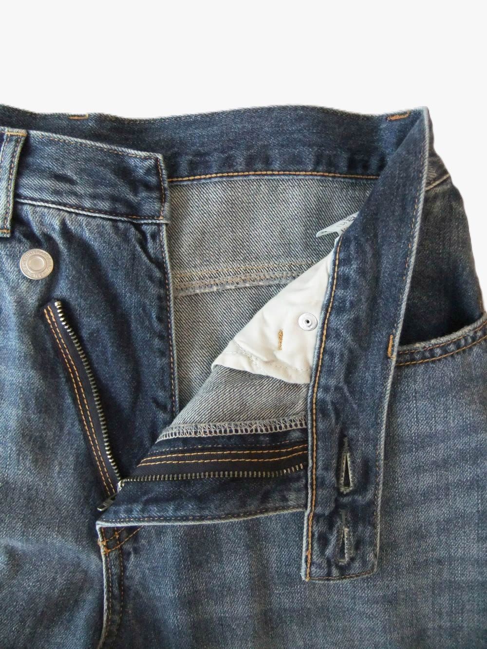 WAIST CROSS DENIM PANTS  ウェスト クロス デニム パンツ   635618