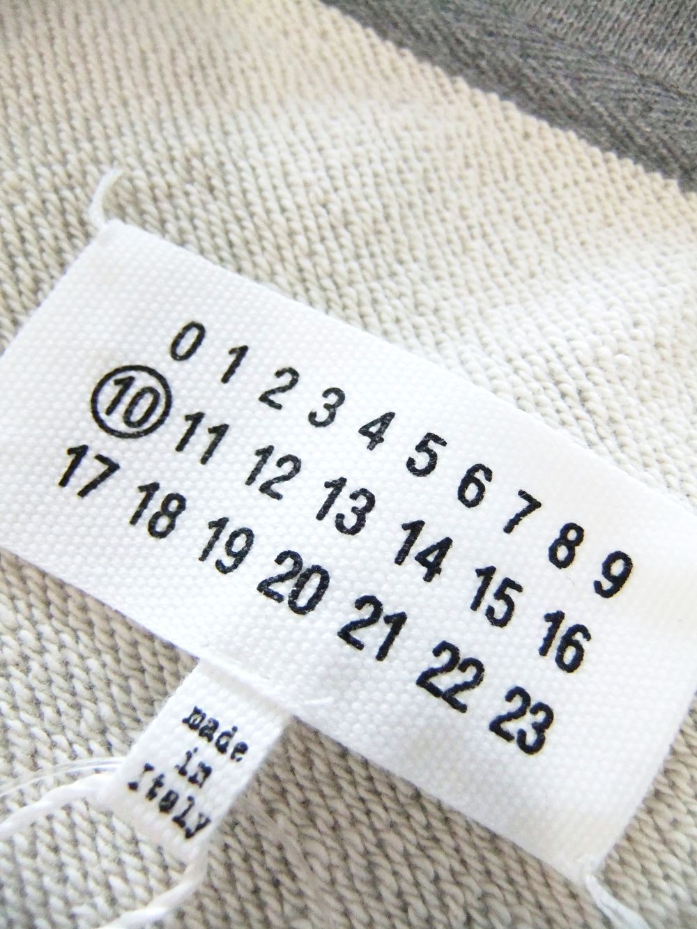 MAISON MARGIELA  クルーネック コットン スウェットシャツ