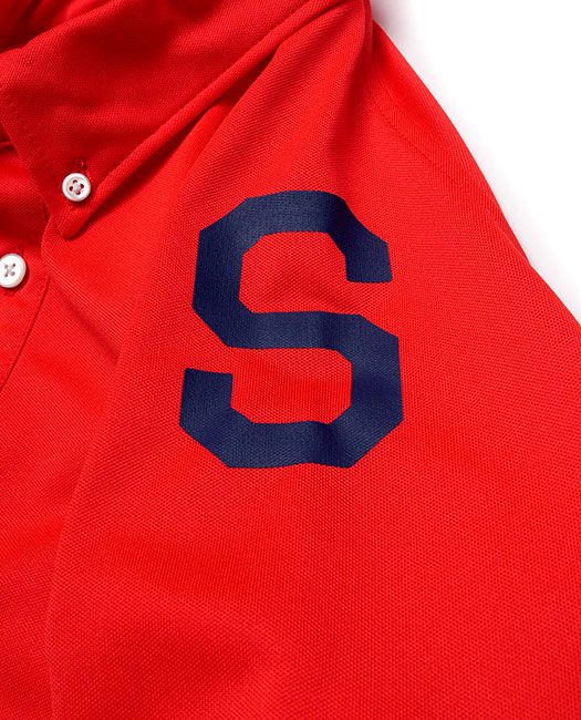 ATHLETIC POLO ( レッド )   半袖B.D.ポロ  RSM-21012