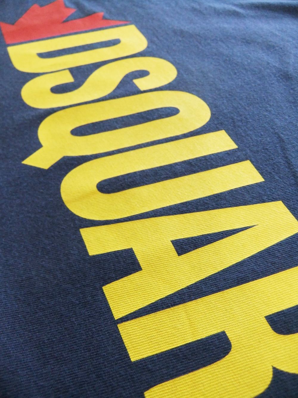 Dsquared2 ロゴプリント T-SHIRT (ネイビー)  S74GD0834