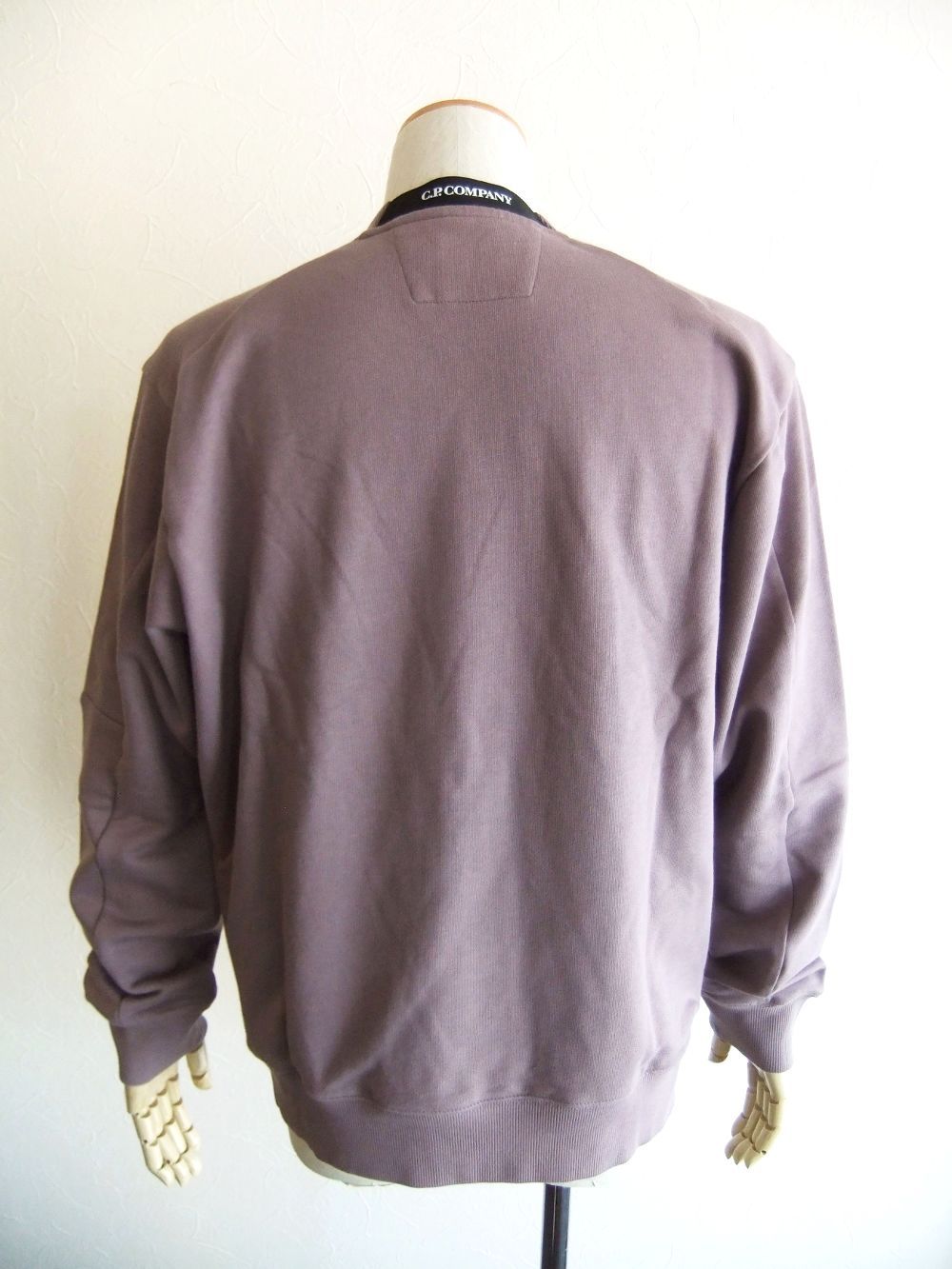 DIAGONAL RAISED FLEECE  SWEATSHIRT  (ライトスモークパープル) クルーネック スウェットシャツ