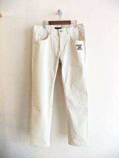 HIGHLANDS PANTS  (アイボリー) コットンストレッチ コーデュロイ 5Pパンツ   RSM-25267