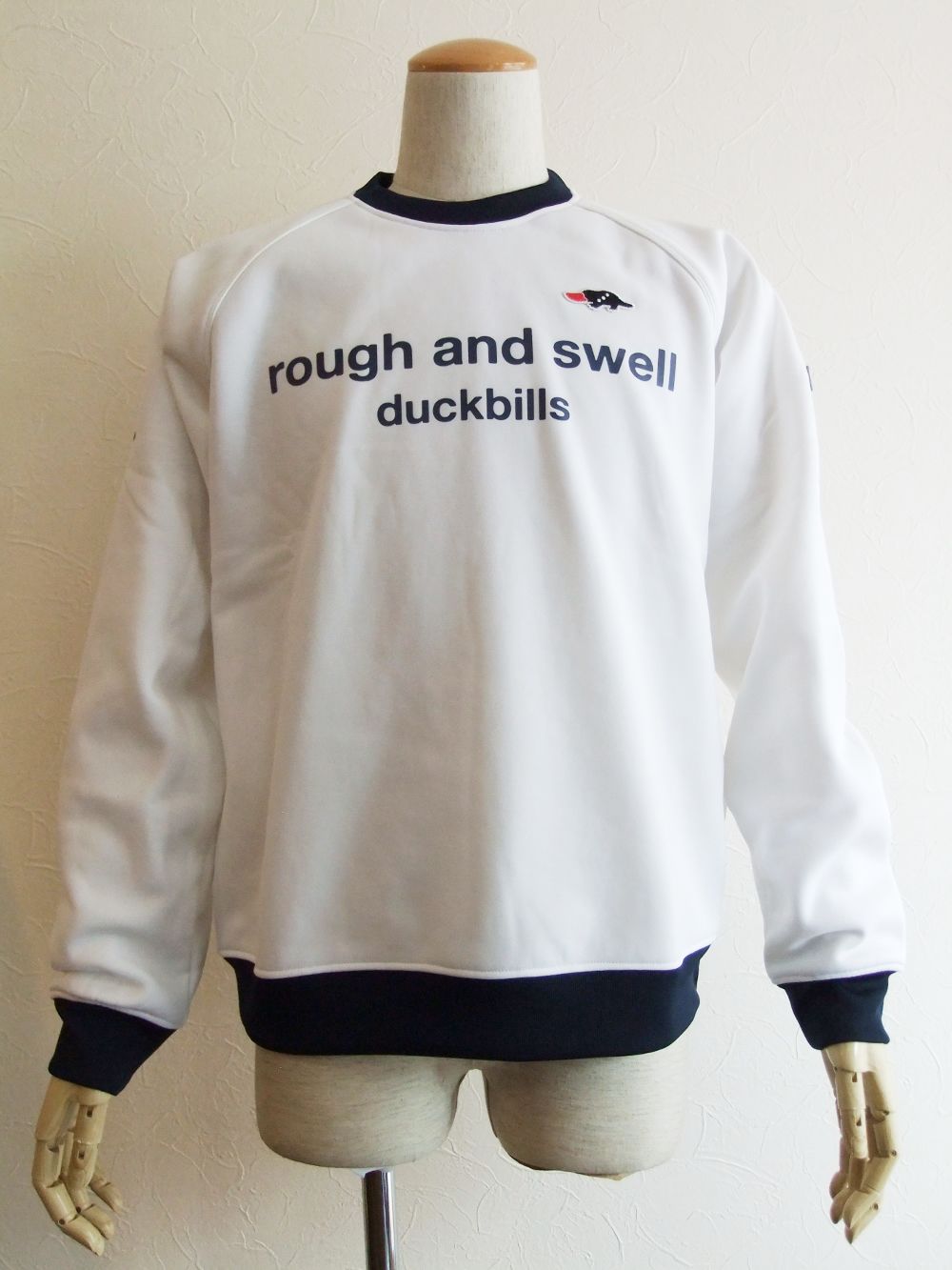 CARDBOARD SWEAT  ロゴ入りスウェットシャツ  ( ホワイト )  RSM-20202