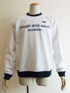 CARDBOARD SWEAT  ロゴ入りスウェットシャツ  ( ホワイト )  RSM-20202