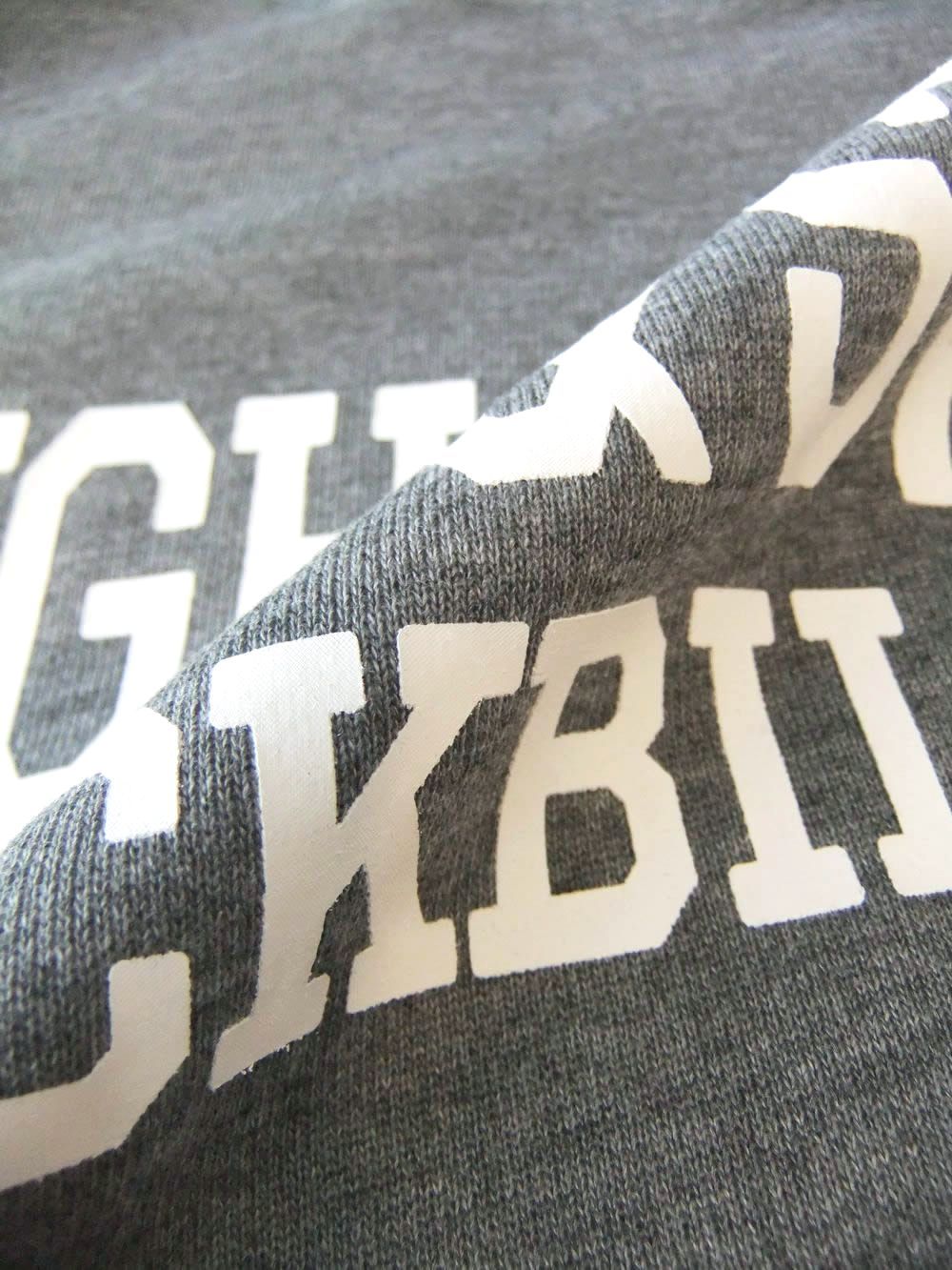 CUDA SWEAT MOCK  ロゴ入り 半袖 モックネック スウェット  (グレー) RSM-26039