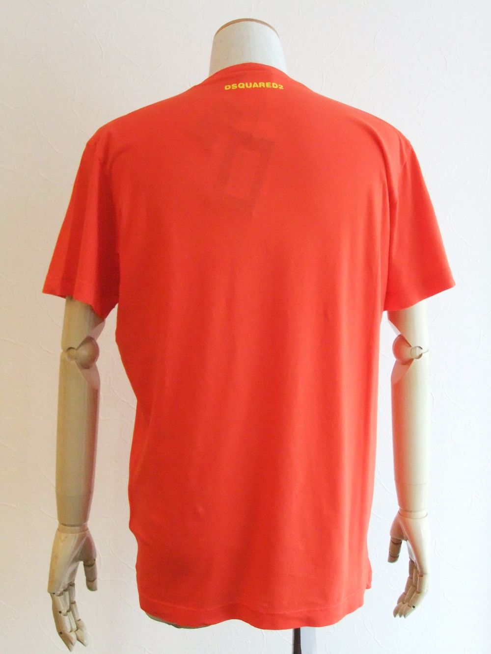 DSQ2 ロゴプリント T-SHIRT (レッド)  S74GD0838