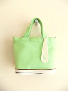 キャンバス トートバッグ   TYPE-C  (ライトグリーン)