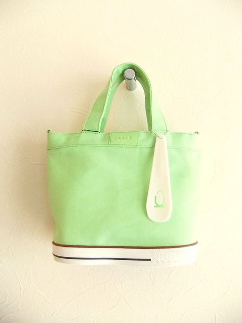 OKERU - キャンバス トートバッグ TYPE-C (ライトグリーン) | 4.444glad 