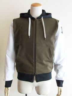 COTTON SWEATER TRICOLOR BOMBER  スウェット ZIP パーカー  JC0012U-50017