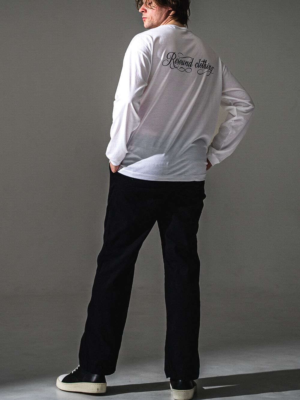 CHRIS EASY WIDE TUCK PANTS   ワイド イージーパンツ （ブラック）