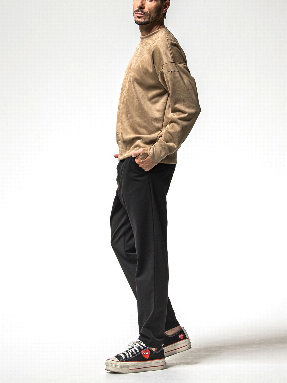 PAT WIDE EASY PANTS  ワイドテーパード イージーパンツ