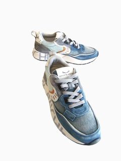 CLUB 01   ナイロン × スエード  ダッド スニーカー