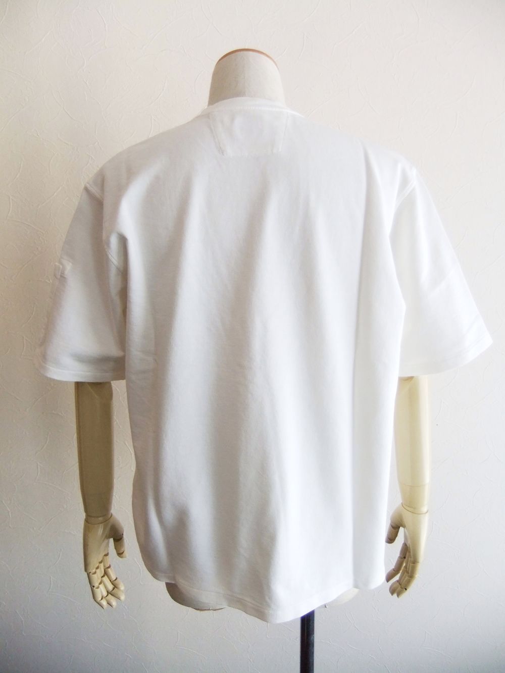 LIGHT FLEECE S/S SWEATSHIRT  (ホワイト) クルーネック半袖 スウェットシャツ