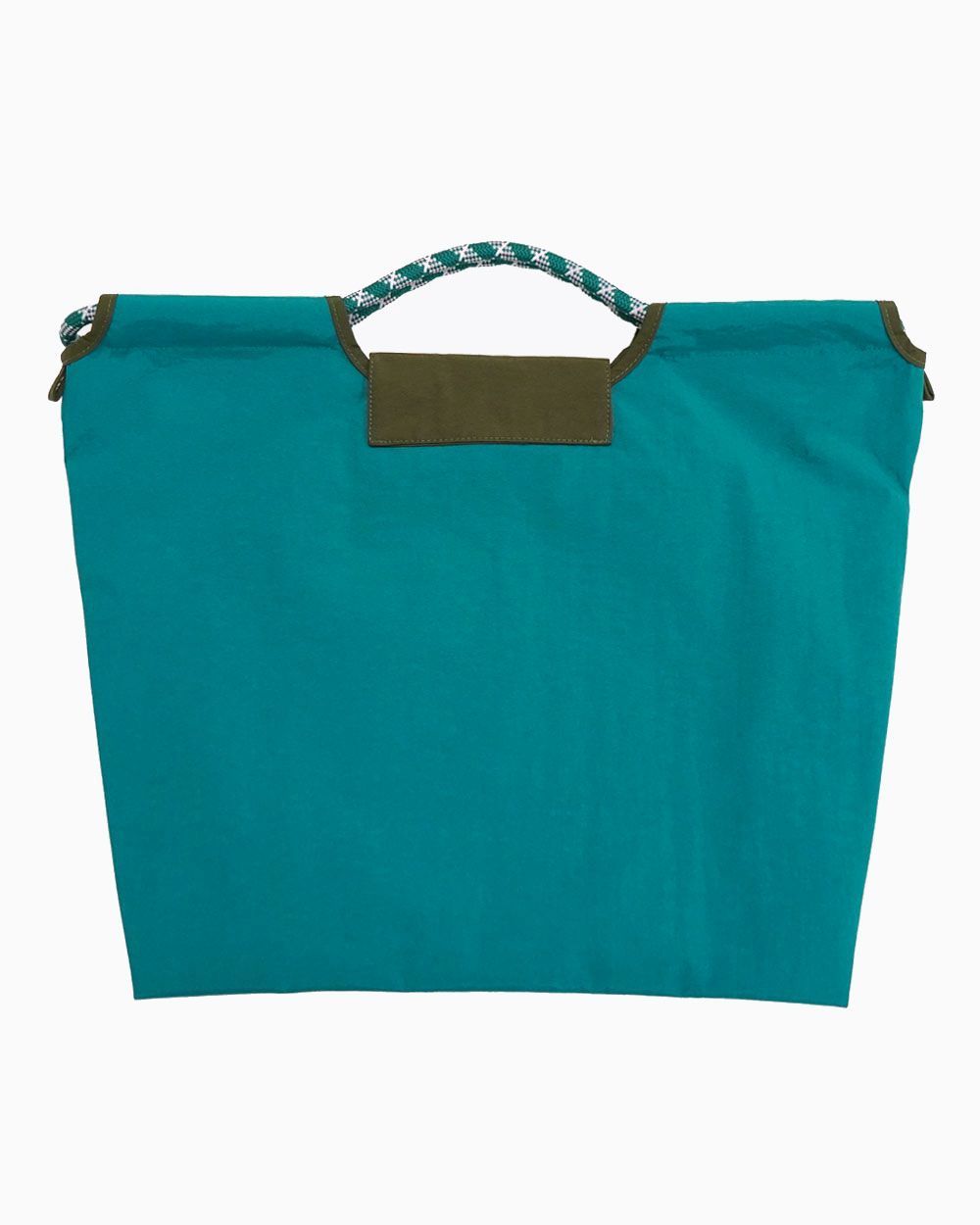 【MICALLE MICALLE Account】 HOMMAGE  LW FLAP TOTE BAG (ブルー) オマージュ トートバッグ  MAI100GDE