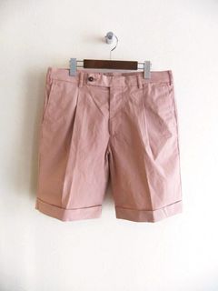 BERMUDA  1P-GD  ワンタック ハーフパンツ