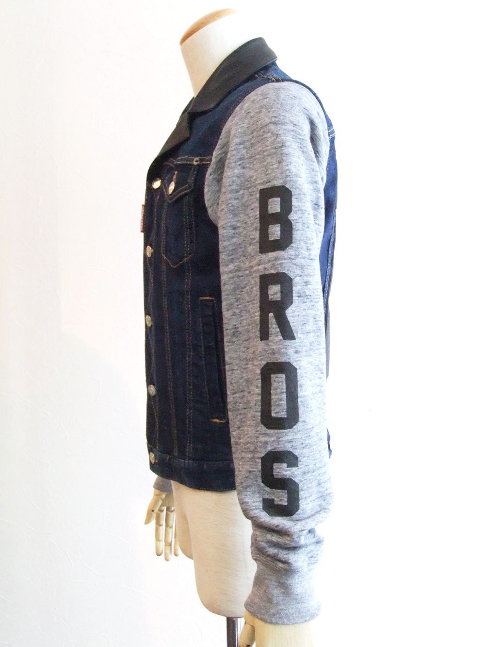 Dark Caten Bros Denim Jacket  LEATHER/SWEAT デニムジャケット  S71AN0266