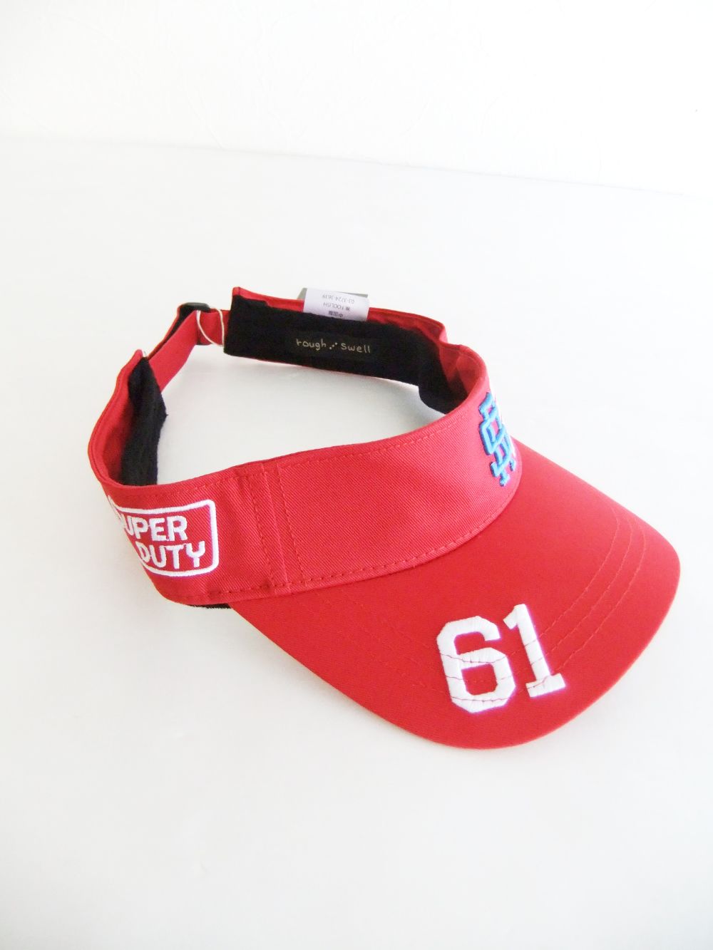 TOUR SUN VISOR (レッド) ロゴ入り サンバイザー  RSA-23004