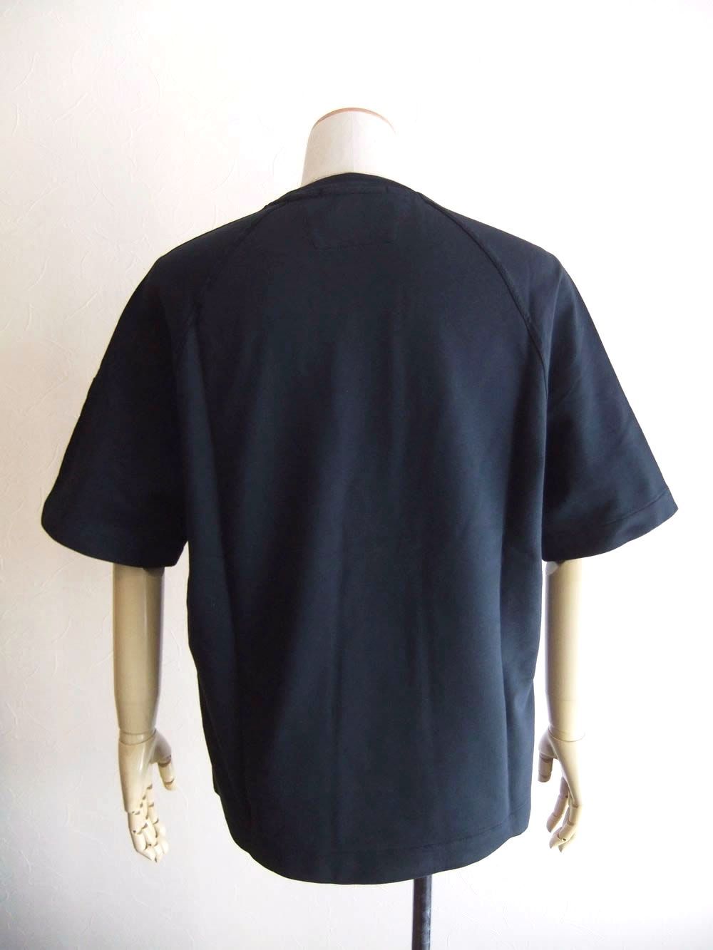 LIGHT FLEECE S/S SWEATSHIRT  (ネイビー) クルーネック半袖 スウェットシャツ