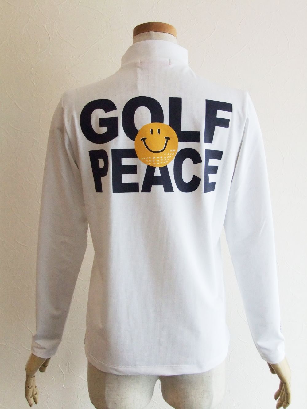 【LADIES】  GOLF PEACE MOCK L.S. W.  (ホワイト) ロゴモックネック   RSL-21221