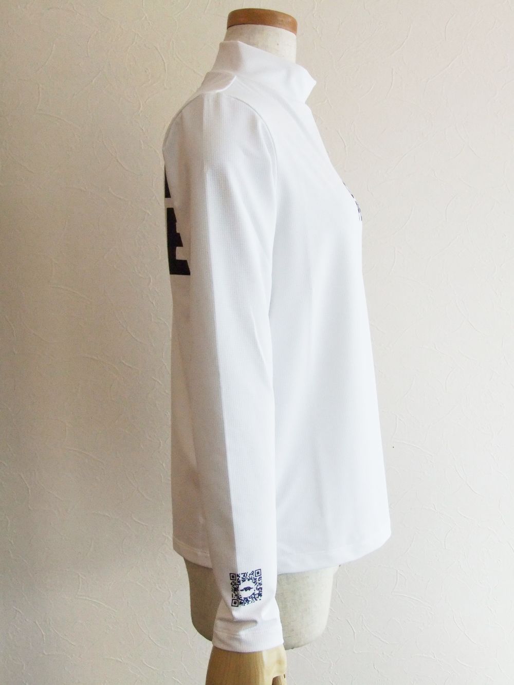 【LADIES】  GOLF PEACE MOCK L.S. W.  (ホワイト) ロゴモックネック   RSL-21221