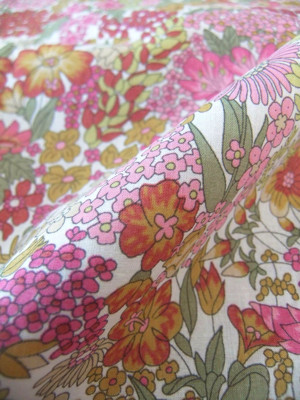 【jeune】 リバティプリント × コットンニット プルオーバー   J150701M