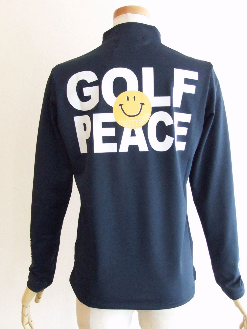 【LADIES】  GOLF PEACE MOCK L.S. W.  (ネイビー) ロゴモックネック   RSL-21221