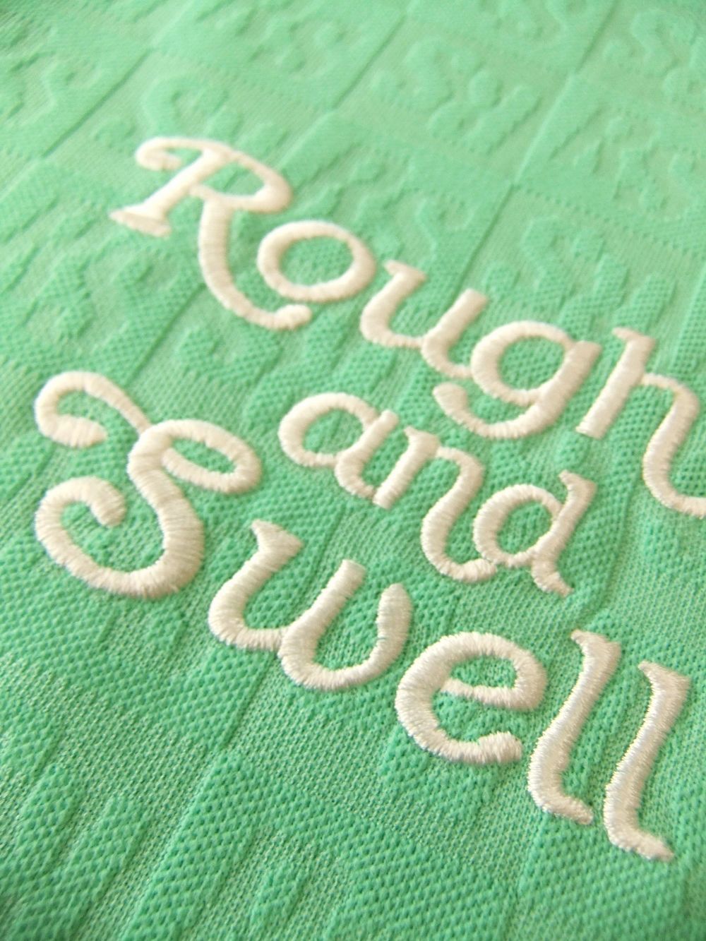 RS JACQUARD POLO   (ミントグリーン) 半袖ポロ  RSM-25012
