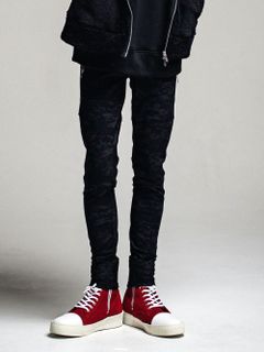 Johnson LINE HEAT PANTS ジョンソン ライン ナイロン パンツ (ブラックカモフラ)
