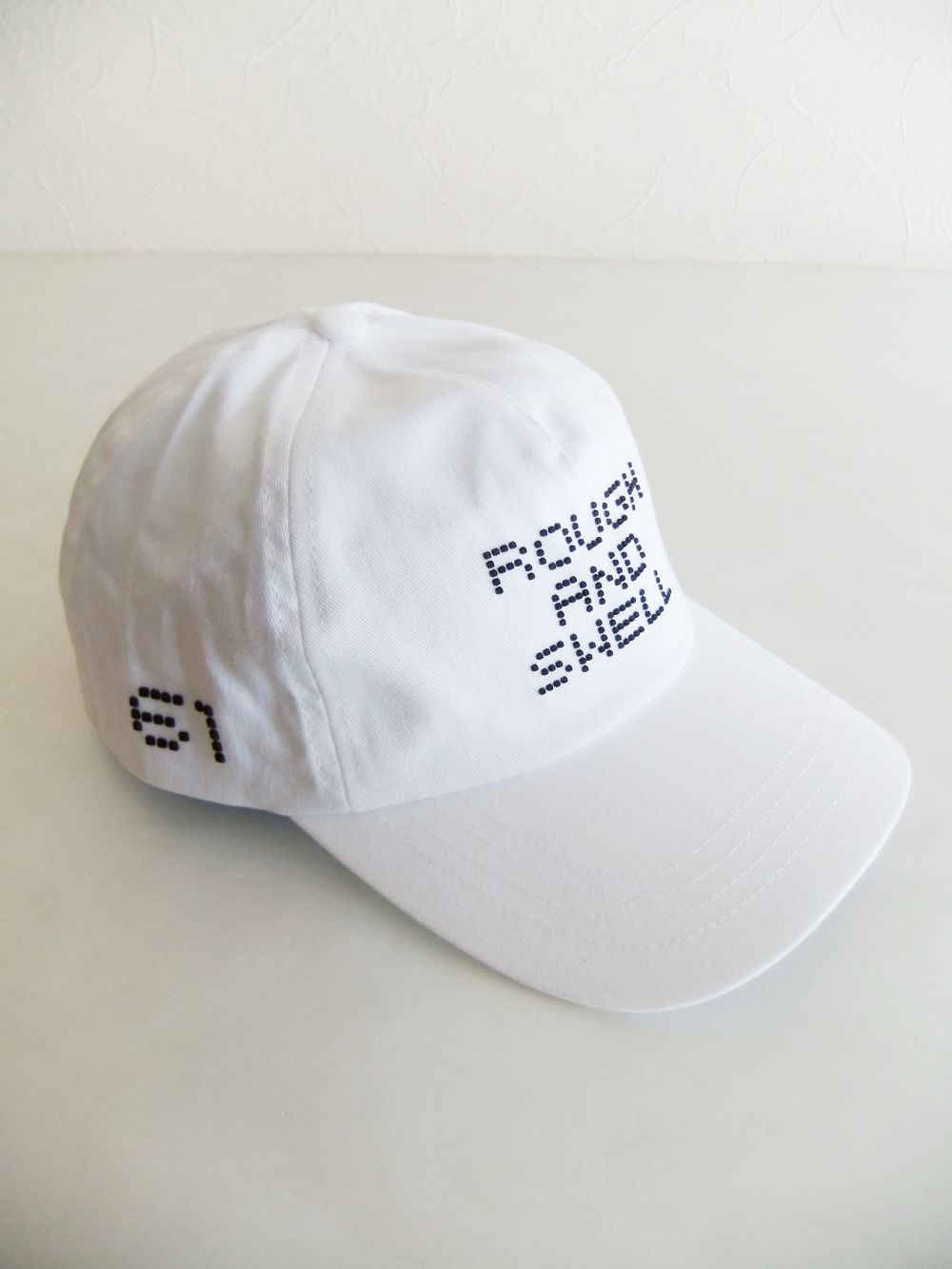 DOT B.B CAP  ( ホワイト )  ロゴ入りキャップ  RSA-23202