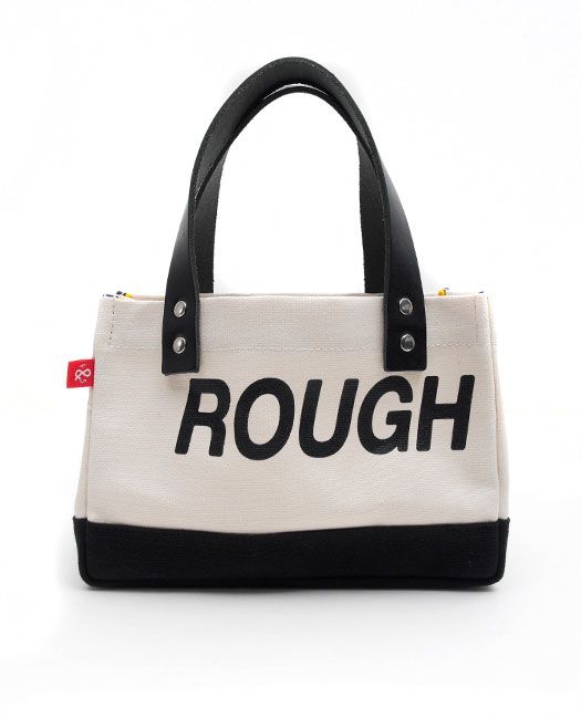 rough & swell - BIG LOGO CART BAG カートバッグ ( ホワイト