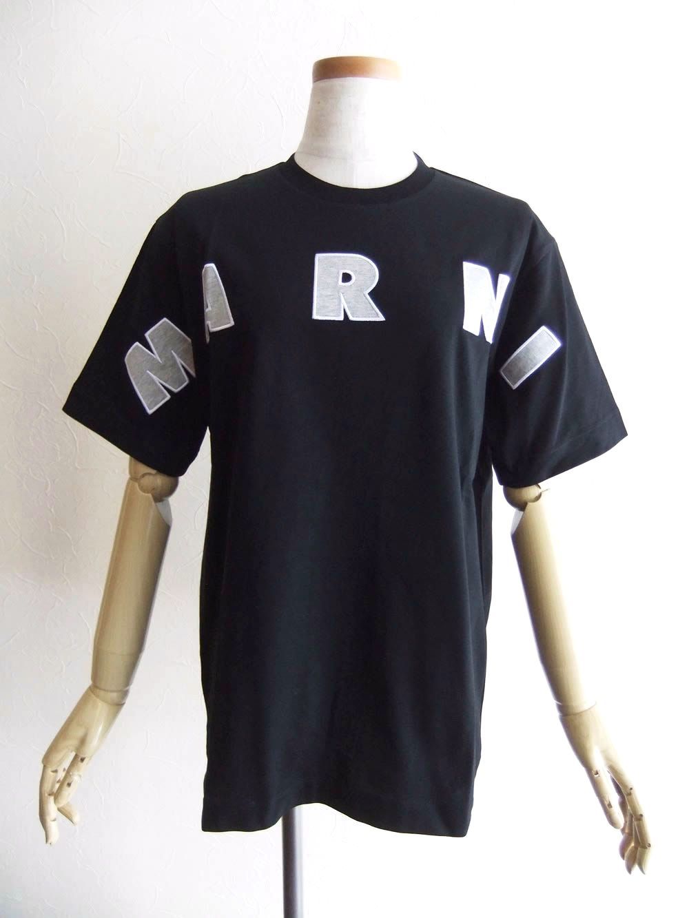 MARNI KIDS  パッチワーク ロゴ 刺繍入り レディース ガールズ Tシャツ