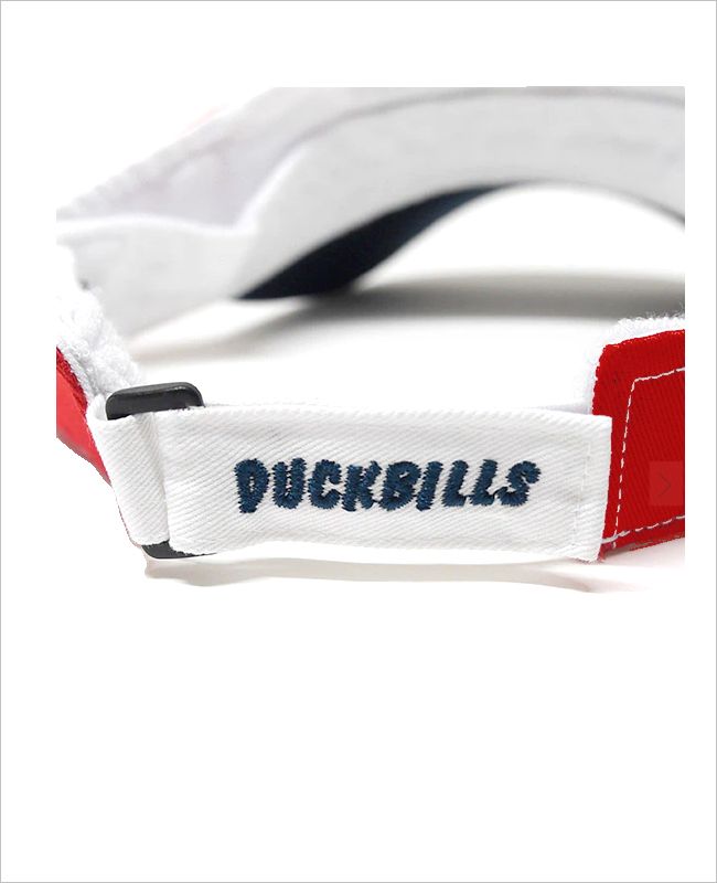 SMILE SUN VISOR  (レッド) ロゴ入りサンバイザー  RSA-25009