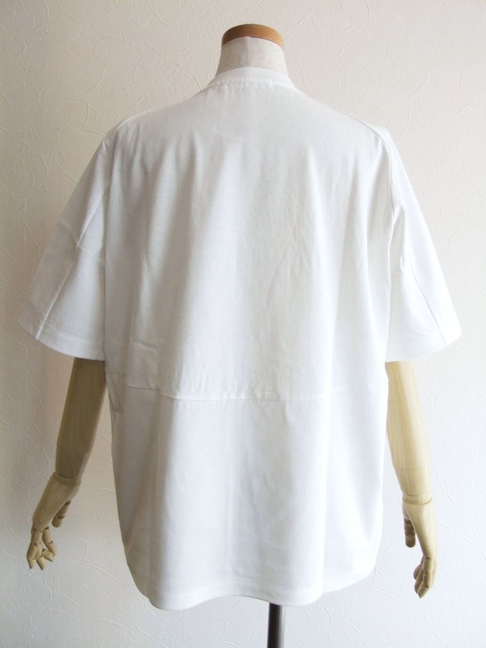 【MOOLA】 レタード オーバーサイズ Tシャツ  (ホワイト)  821201