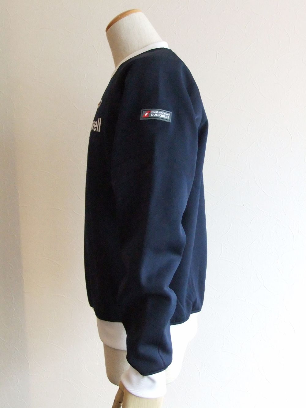 CARDBOARD SWEAT  ロゴ入りスウェットシャツ  ( ネイビー )  RSM-20202
