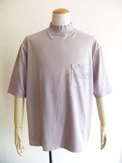 MAISON MARGIELA    (ラベンダー)  ハイネック コットン Tシャツ