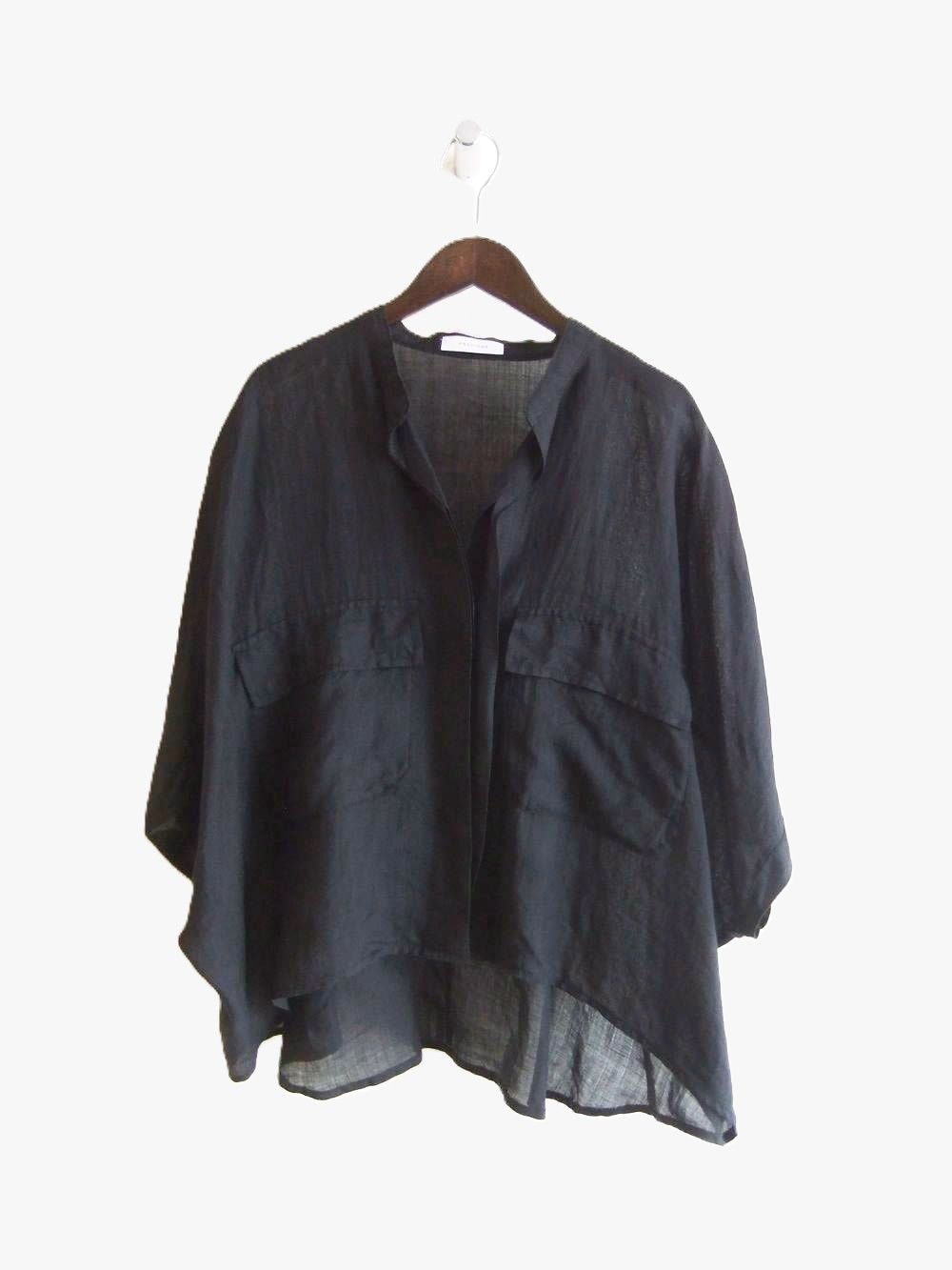 ラミー ショート丈 ワイド シャツ  626956
