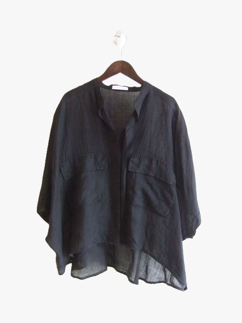 ラミー ショート丈 ワイド シャツ  626956