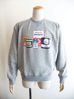 OIL CANS SWEAT  ロゴ入りトレーナー   RSM-23234
