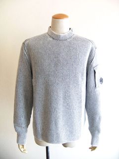 FLEECE KNIT CREWNECK  Vanisé Knit  (ホワイト)  ウール クルーネック セーター