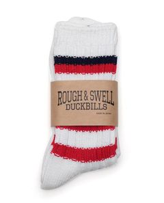 ZEBRA SOCKS   リブソックス ( レッド )