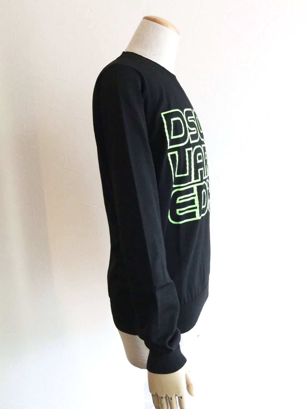 D2 LEAF JACQUARD KNIT  ロゴ 長袖セーター  S74HA1135